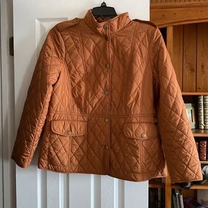 Talbots light weight quilted puffer jacket. Worn once.